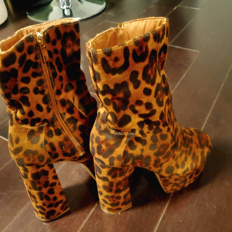 Platform Heeled Boots